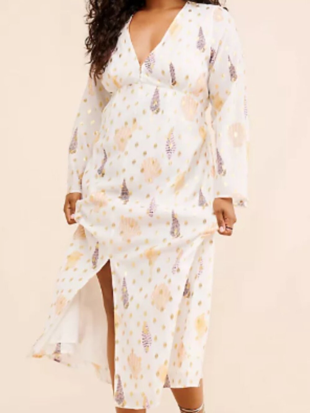 Anthro/Never Fully Dressed Angie Midi Dress Size 12 *Nuuly, does not appear worn